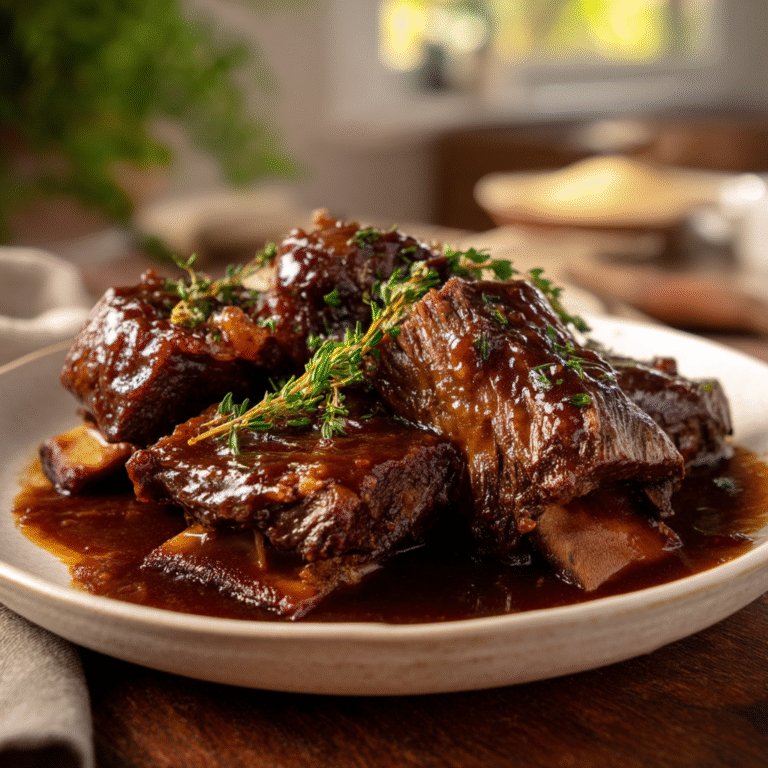 Slow Braised Short Ribs Recipe – Tender Fall-Apart Beef in Rich Wine ...